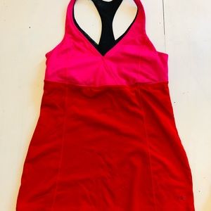 VSX • activewear tank top with built in shelf bra